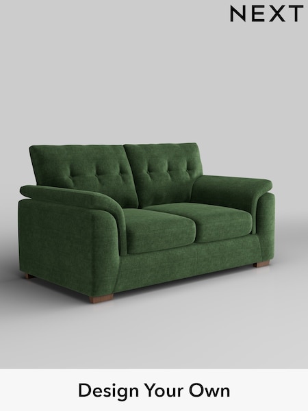 Luxe Chenille/Dark Green Hayden Buttoned Back (W43427) | £1,225