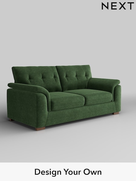 Luxe Chenille/Dark Green Hayden Buttoned Back (W43427) | £1,325