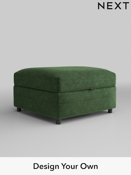 Luxe Chenille/Dark Green Parker Platform (W43430) | £550