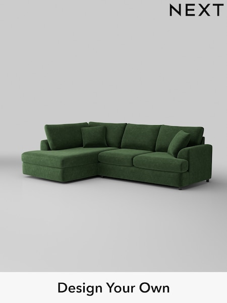 Luxe Chenille/Dark Green Parker Platform (W43430) | £2,399