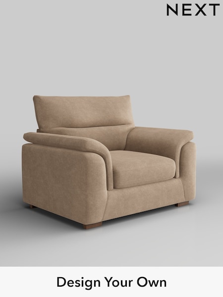 Luxe Chenille/Mid Camel Beige Hayden Highback (W43437) | £950