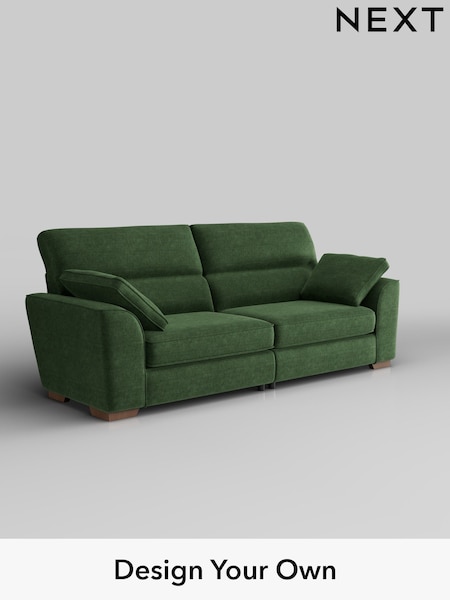 Luxe Chenille/Dark Green Stamford Highback (W43443) | £1,525