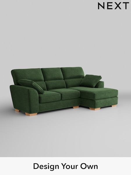 Luxe Chenille/Dark Green Stamford Highback (W43443) | £2,025