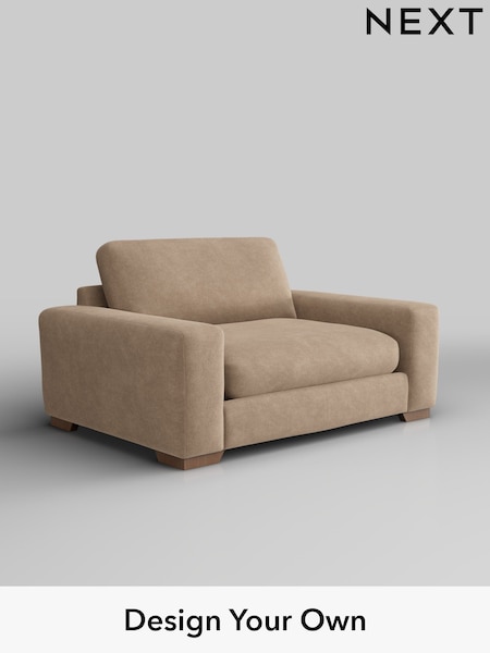 Luxe Chenille/Mid Camel Beige Houghton Deep Relaxed Sit (W43446) | £1,350