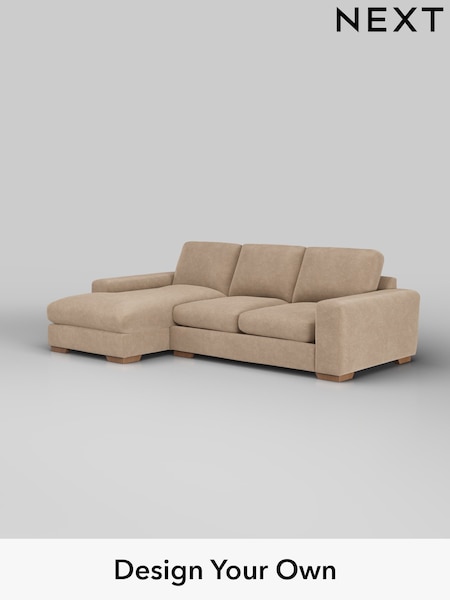 Luxe Chenille/Mid Camel Beige Houghton Deep Relaxed Sit (W43446) | £2,275