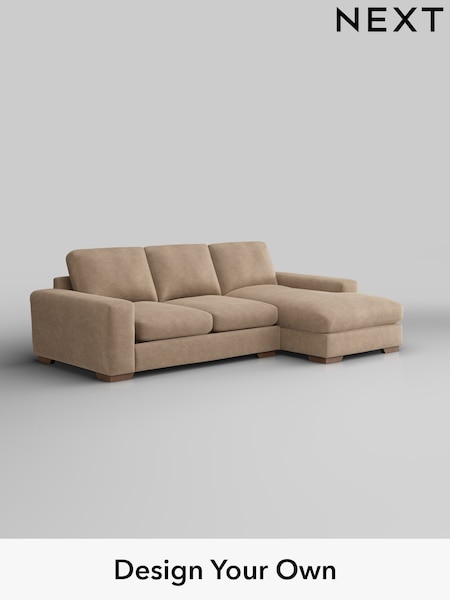 Luxe Chenille/Mid Camel Beige Houghton Deep Relaxed Sit (W43446) | £2,275