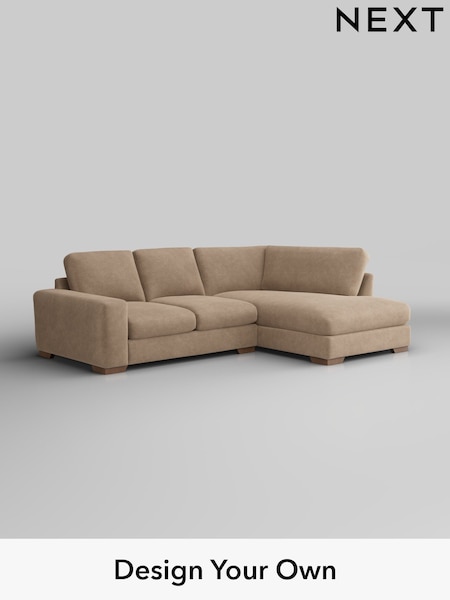 Luxe Chenille/Mid Camel Beige Houghton Deep Relaxed Sit (W43446) | £2,250