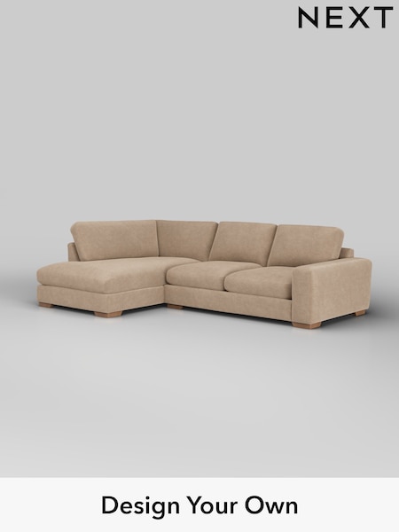 Luxe Chenille/Mid Camel Beige Houghton Deep Relaxed Sit (W43446) | £2,350