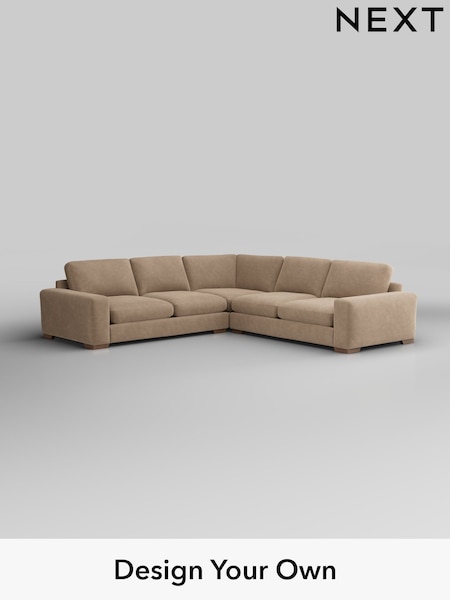 Luxe Chenille/Mid Camel Beige Houghton Deep Relaxed Sit (W43446) | £3,075