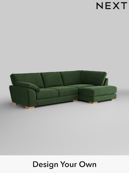 Luxe Chenille/Dark Green Stamford Grand Relaxed Sit (W43465) | £2,675