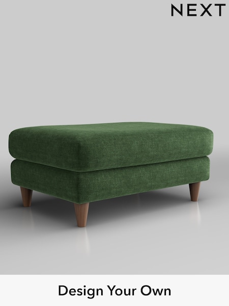 Luxe Chenille/Dark Green Hartley Highback Relaxed Sit (W43466) | £475