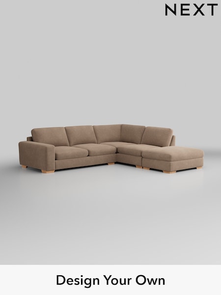 Luxe Chenille/Mid Natural Houghton Deep Sit (W43471) | £2,750