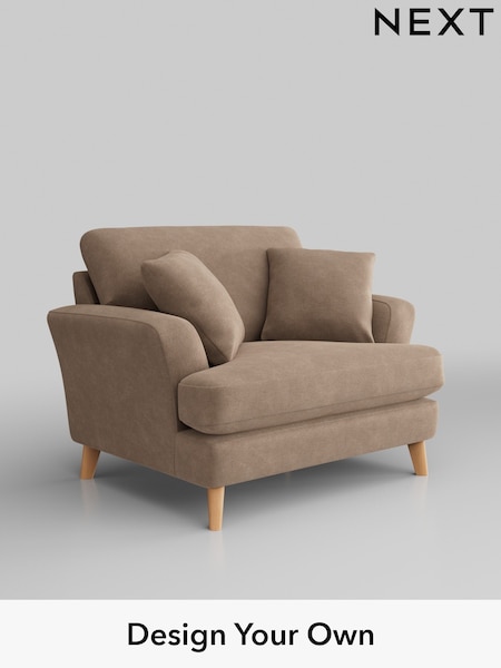 Luxe Chenille/Mid Natural Conway Relaxed Sit (W43474) | £1,075