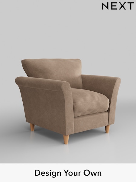 Luxe Chenille/Mid Natural Hartley Relaxed Sit (W43475) | £925
