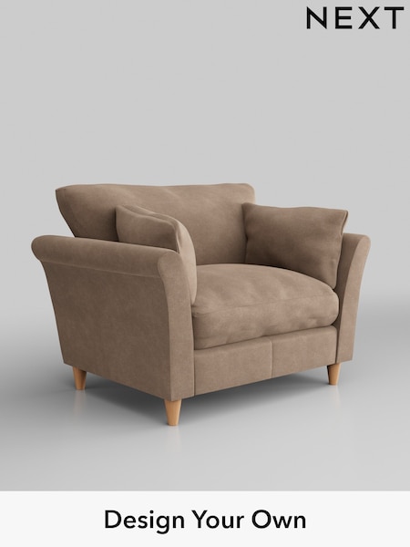 Luxe Chenille/Mid Natural Hartley Relaxed Sit (W43475) | £1,025