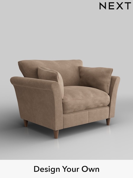 Luxe Chenille/Mid Natural Hartley Relaxed Sit (W43475) | £1,025
