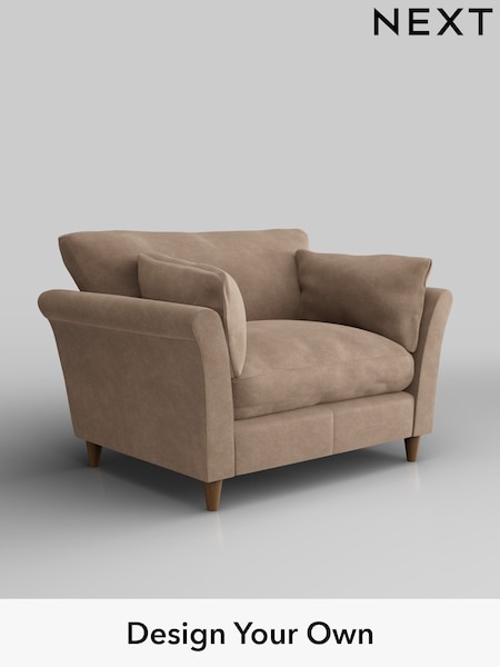 Luxe Chenille/Mid Natural Hartley Relaxed Sit (W43475) | £1,125