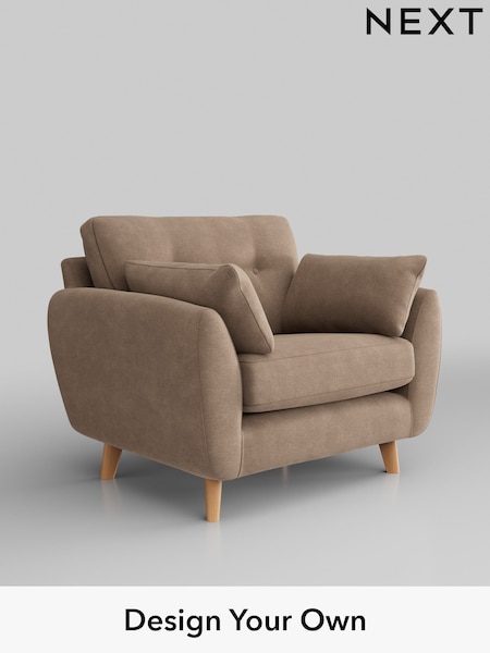 Luxe Chenille/Mid Natural Wilson Buttoned Back (W43482) | £799