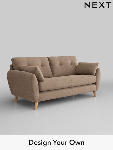 Luxe Chenille/Mid Natural Wilson Buttoned Back (W43482) | £1,150