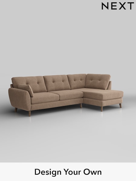 Luxe Chenille/Mid Natural Wilson Buttoned Back (W43482) | £1,899