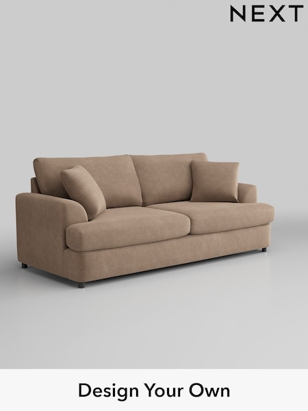 Luxe Chenille/Mid Natural Parker Platform (W43484) | £1,499
