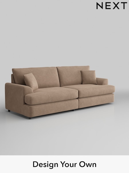 Luxe Chenille/Mid Natural Parker Platform (W43484) | £1,599
