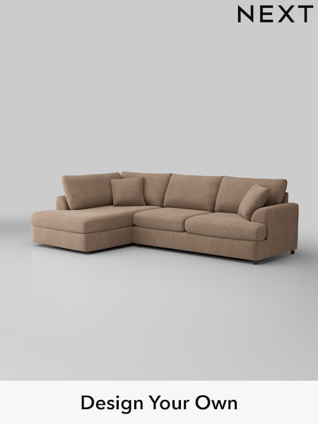 Luxe Chenille/Mid Natural Parker Platform (W43484) | £2,499