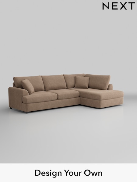 Luxe Chenille/Mid Natural Parker Platform (W43484) | £2,499