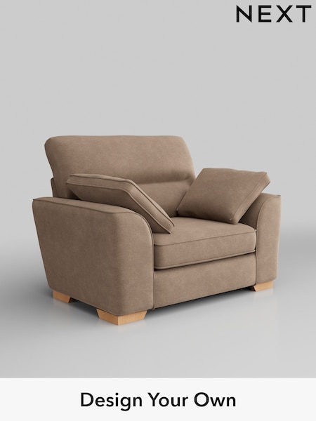 Luxe Chenille/Mid Natural Stamford Highback (W43489) | £999