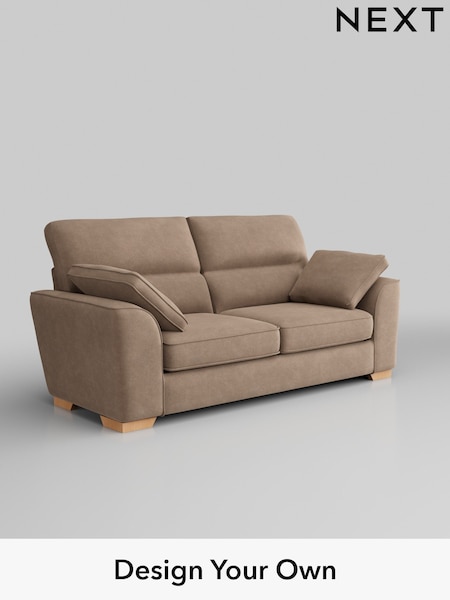 Luxe Chenille/Mid Natural Stamford Highback (W43489) | £1,425