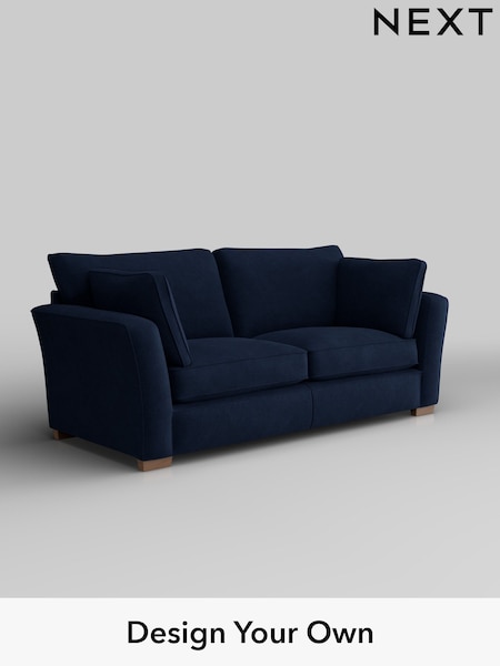 Luxe Chenille/Navy Blue Heath Highback (W43490) | £1,425