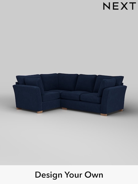 Luxe Chenille/Navy Blue Heath Highback (W43490) | £2,199