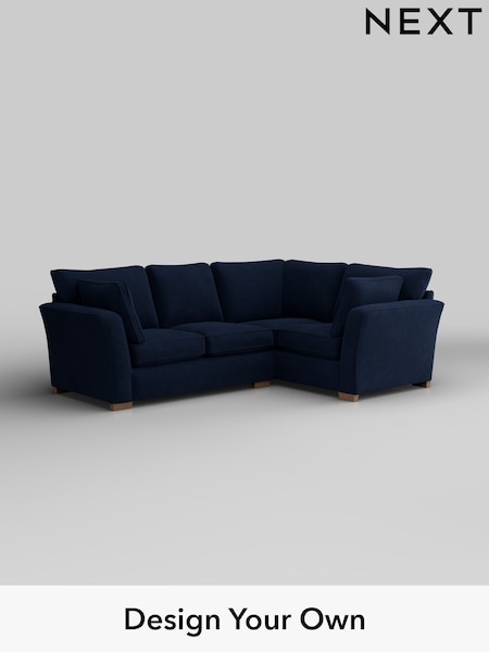 Luxe Chenille/Navy Blue Heath Highback (W43490) | £2,199