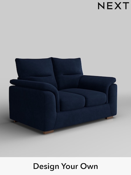 Luxe Chenille/Navy Blue Hayden Highback (W43496) | £1,125