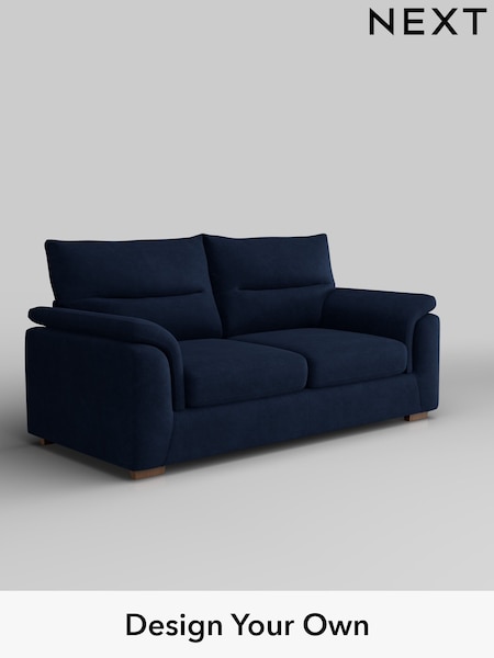 Luxe Chenille/Navy Blue Hayden Highback (W43496) | £1,325