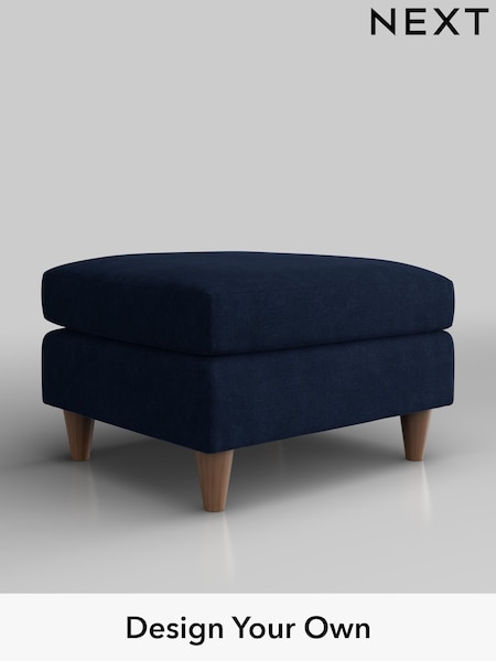 Luxe Chenille/Navy Blue Elliot Highback (W43498) | £399
