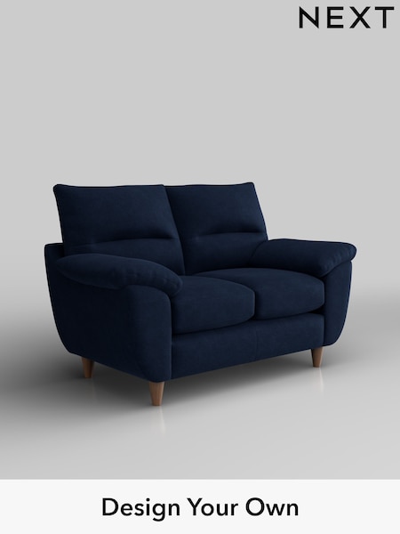 Luxe Chenille/Navy Blue Elliot Highback (W43498) | £1,075