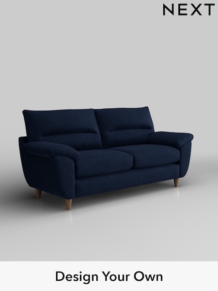Luxe Chenille/Navy Blue Elliot Highback (W43498) | £1,275