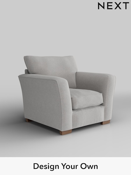 Natural Mix/Light Grey Heath Highback (W43505) | £850