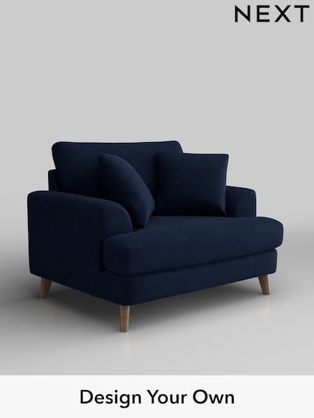 Luxe Chenille/Navy Blue Parker (W43508) | £1,075