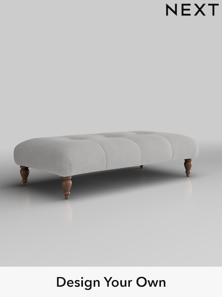 Natural Mix/Light Grey Erin Buttoned Back Deep Relaxed Sit (W43516) | £550