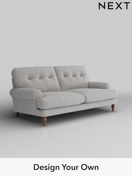 Natural Mix/Light Grey Erin Buttoned Back Deep Relaxed Sit (W43516) | £1,425