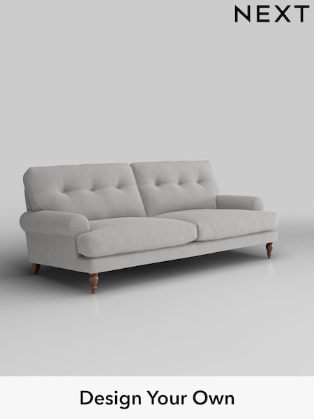 Natural Mix/Light Grey Erin Buttoned Back Deep Relaxed Sit (W43516) | £1,525