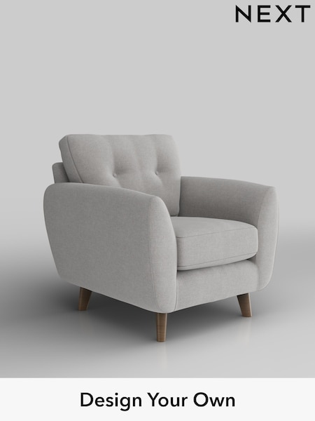 Natural Mix/Light Grey Wilson Buttoned Back (W43526) | £699