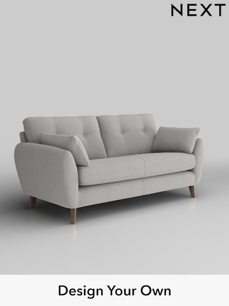 Natural Mix/Light Grey Wilson Buttoned Back (W43526) | £1,150
