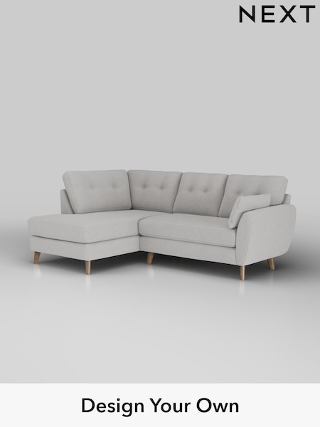 Natural Mix/Light Grey Wilson Buttoned Back (W43526) | £1,799