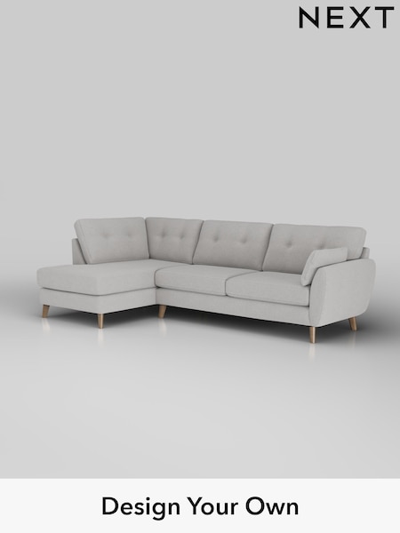 Natural Mix/Light Grey Wilson Buttoned Back (W43526) | £1,899