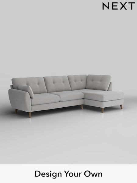 Natural Mix/Light Grey Wilson Buttoned Back (W43526) | £1,899