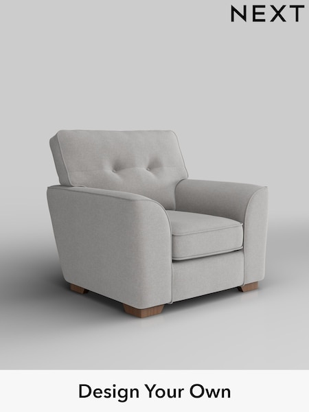 Natural Mix/Light Grey Stamford Buttoned Back (W43527) | £899