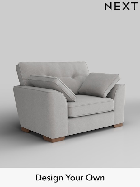 Natural Mix/Light Grey Stamford Buttoned Back (W43527) | £999